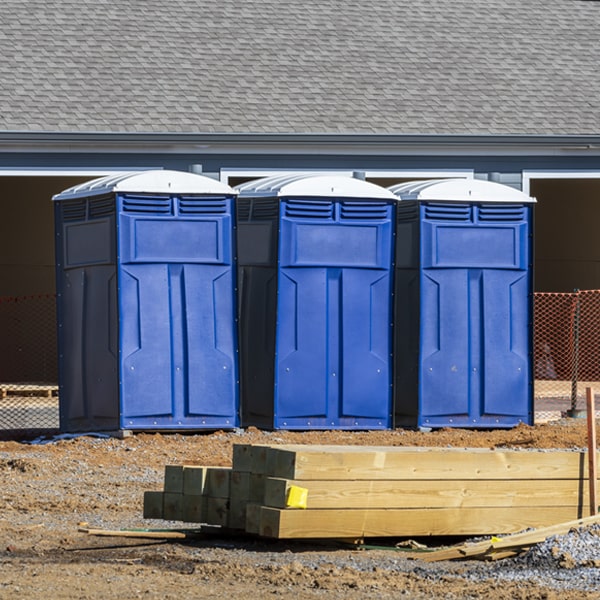 is there a specific order in which to place multiple porta potties in Manteo North Carolina